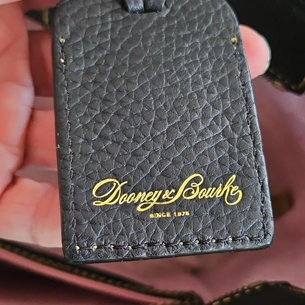 Dooney & Bourke Black Leather Tote - Picture 9 of 14